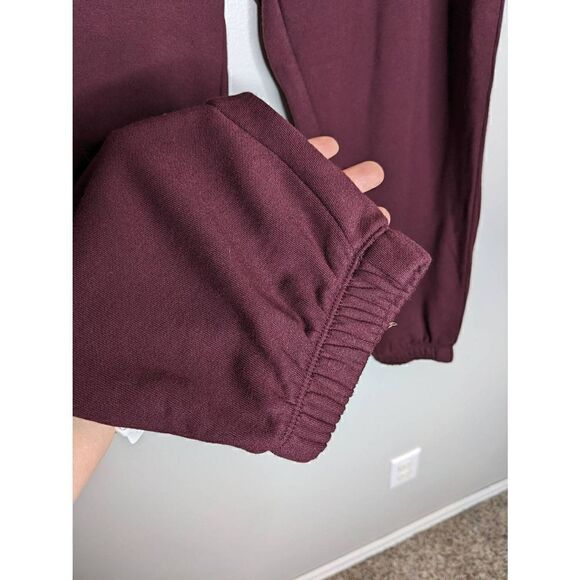 Athleta Recover Bounce Back Jogger Sweatpants Burgundy 1X - Picture 6 of 14